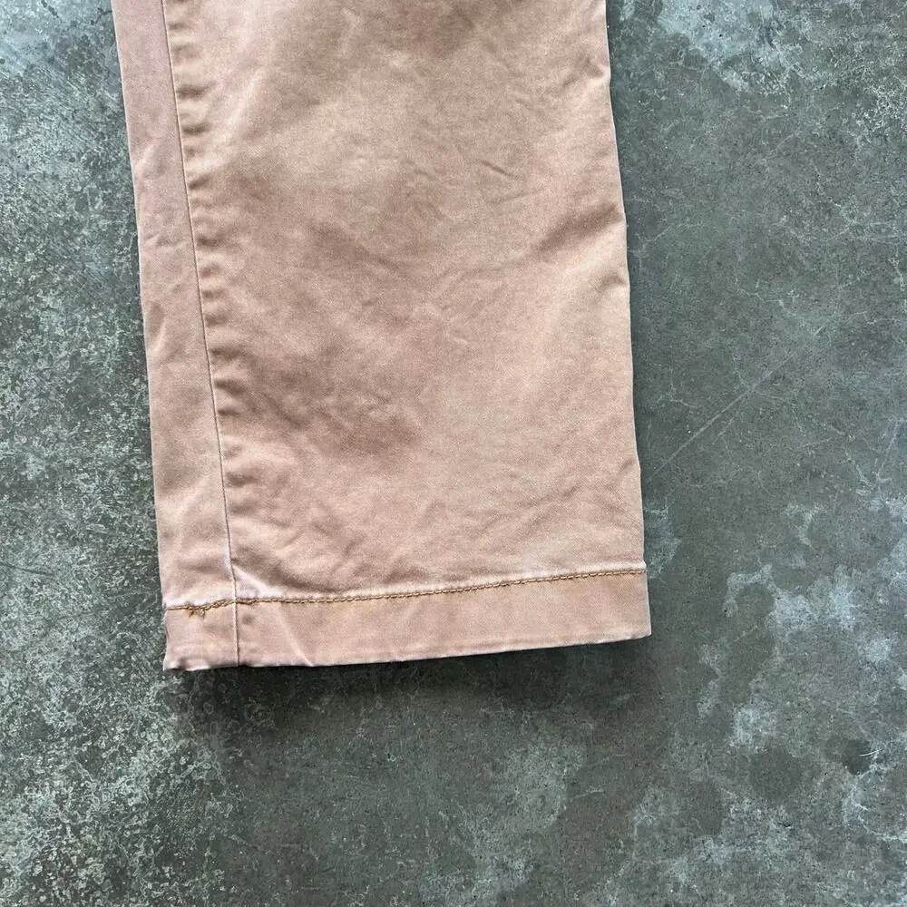 Tommy Hilfiger Custom Fit Chino Pants Mens 32x32 Salmon Tan Stretch